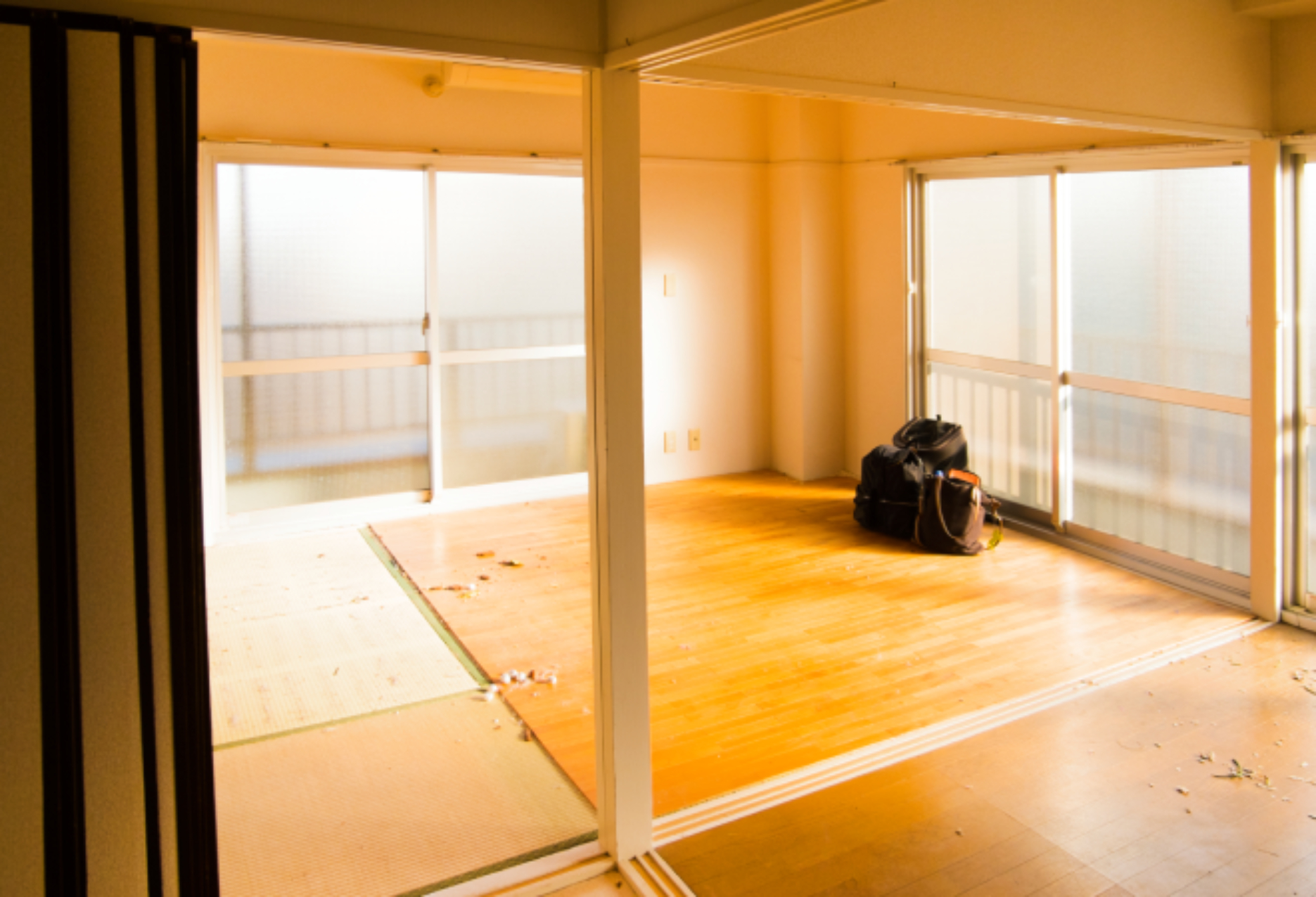 もぬけの殻になった夫の部屋。