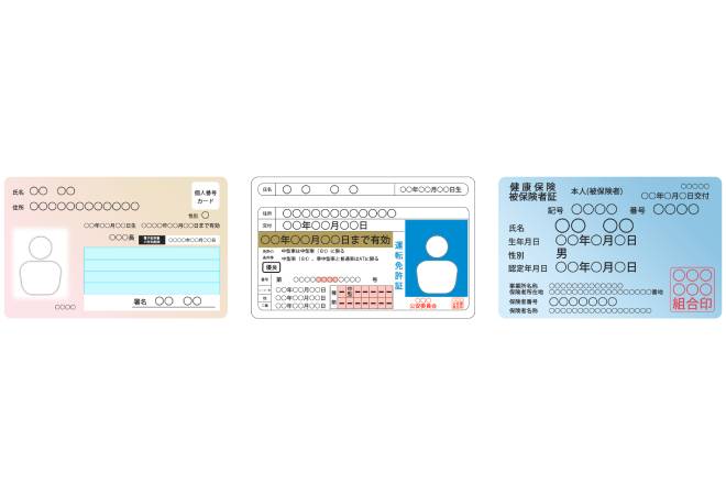 本人確認書類。